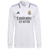 adidas Men's Soccer Real Madrid 22/23 Long Sleeve Home Jersey (XX-Large)