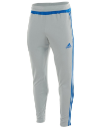 adidas Performance Tiro 15 Training Pants (XS, Clear Onix/Blue)