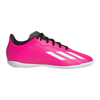 adidas X SpeedPortal.4 Youth Indoor Soccer Shoes (Team Shock Pink 2 / Cloud White/Core Black, US Footwear Size System, Big Kid, Numeric, Medium, 1.5)