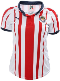 PUMA Chivas Women's Home Shirt (Medium) White, Red