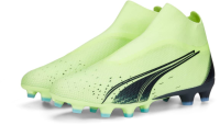 PUMA Ultra Match+ Laceless Firm Ground/Artificial Ground Fizzy Light/Parisian Night/Blue Glimmer 8.5 D (M)