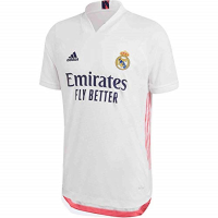 Real Madrid Home Men's Authentic Soccer Jersey- 2020/21 (X-Large) White