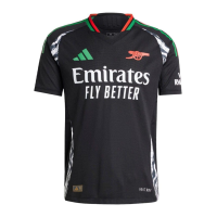adidas Arsenal Men’s Authentic Away Jersey 2024/25 (US, Alpha, X-Large, Regular, Regular, Black)