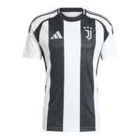 adidas Juventus Men’s Stadium Jersey 2024/25 (US, Alpha, XX-Large, Regular, Regular, White/Black)