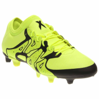 adidas Mens X 15.1 FG/AG Firm Ground/Artificial Grass Soccer Cleats 7 US, Solar Yellow/Frzn Yellow/Black