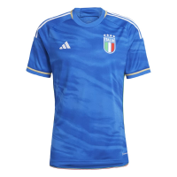 adidas Italy Home Men's Soccer Jersey 2023 (as1, Alpha, 3X_l, Regular, Regular) Blue