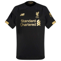 New Balance Mens International Soccer 2019-2020 Goalkeeper Short Sleeve Jersey Liverpool F.C., Home, Large