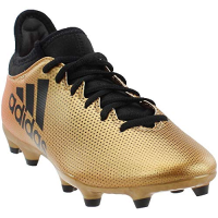 adidas Performance Men's X 17.3 FG Soccer Shoe,tactile gold/core black/solar red,8 M US