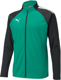 PUMA - Mens Teamliga Training Jacket, Color Pepper Green/PUMA Black, Size: XX-Large