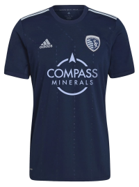 adidas Men's Sporting Kansas City Away Soccer Jersey 22/23 (X-Large)