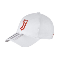 adidas 2019-20 Juventus 3-Stripe Cap - White