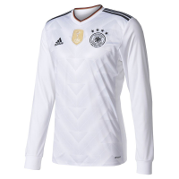 adidas Mens Germany Home Long Sleeve Jersey Small White/Black