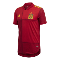 adidas 2020-21 Spain Authentic Home Jersey - Red-Yellow M