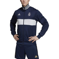 adidas Men's Real Madrid 3S Track Top 2019-20 (Large) Night Indigo/White