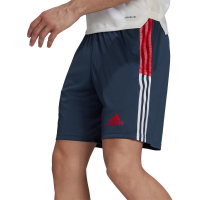 adidas Mens Tiro Short Crew Navy/Vivid Red 4X-Large