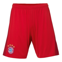 adidas 2015/2016 Mens Bayern Munich Home Soccer Shorts Red/Maroon Small
