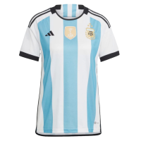 adidas Women's Soccer Argentina 2022 3-Star Winners Home Jersey (as1, Alpha, x_l, Regular, Regular) White/Blue