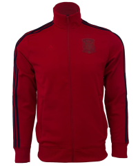 adidas Spain 3-Stripe Track Top [Scarlet/Indigo] (2XL)