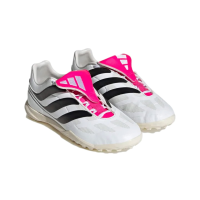 adidas Mens Precision.3 Tf Soccer Shoes (Cloud White/Core Black/Team Shock Pink 2, US Footwear Size System, Little Kid, Numeric, Medium, 13)