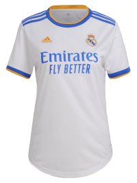 adidas Women's 2021-22 Real Madrid Home Jersey (White, Medium)