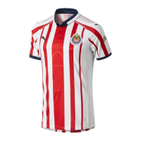 PUMA Chivas Men’s Promo Authentic Home Jersey 2018/19 (US, Alpha, Medium, Regular, Regular, White/Red)