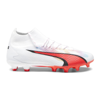 PUMA Ultra Pro Firm Ground/Artificial Ground Puma White/Puma Black/Fire Orchid 7 D (M)