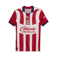 PUMA Chivas 23/24 Home Authentic Men's Jersey (as1, Alpha, 3X_l, Regular, Regular) Red/White