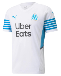 PUMA Olympique Marseille Home Soccer Jersey 2021/22 (X-Large)