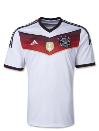 adidas Germany (4 Star) Home Soccer Jersey , White/Black/Red, Size Youth Large