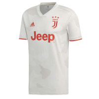 adidas 2019-20 Juventus Away Jersey - Grey-Red 3XL