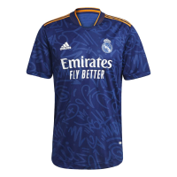adidas Real Madrid Away Authentic Men's Soccer Jersey 21/22 (2XL) Navy