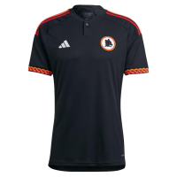 adidas Men's Soccer Roma 23/24 Third Jersey - Inspired by Roman Empire Mosaics, AEROREADY Moisture-Wicking (US, Alpha, X-Large, Regular, Regular) Black