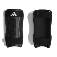 adidas Unisex-Adult Tiro Soft Ground Training Shin Guards, Black/White/Iron Metallic, Medium