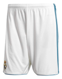 adidas Real Madrid Home Soccer Short Men's 2017/18-White (S)