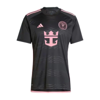 adidas 2024-25 Inter Miami Men's Stadium Away Jersey (US, Alpha, 3X-Large, Regular, Regular, Black/Bliss Pink)