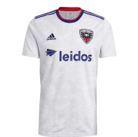 adidas Men's D.C. United 21/22 Away Soccer Jersey, White/Night Blue, X-Large