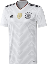 adidas Germany Home Youth Soccer Jersey FIFA Confederations Cup 2017 (X-Small) White