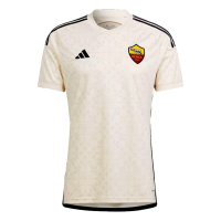 adidas AS Roma Away Jersey 23/24 (US, Alpha, Small, Regular, Regular)