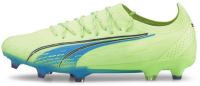 PUMA - Mens Ultra Ultimate Fg/Ag Shoes, Size: 9.5 M US, Color: Fizzy Light/Parisian Night/Blue Glimmer