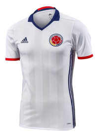 Men's Colombia Home Authentic Soccer Jersey 2016
