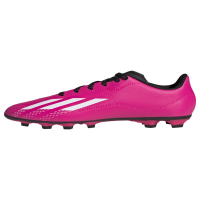 adidas X SPEEDPORTAL.4 Flexible Ground Soccer Shoe, Team Shock Pink/White/Black, 6 US Unisex Big Kid