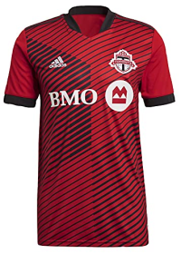 adidas 2021-22 Toronto FC Home Jersey - Red-Black L
