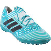 adidas Men's Nemeziz Messi Tango 17.3 TF Soccer Shoe, White/Legend Ink/Energy Blue, 10 Medium US