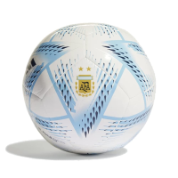 adidas Argentina Al Rihla Club Ball, White / Clear Blue / Night Indigo