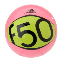 adidas Performance F50 X-ITE II Soccer Ball, Pink Zest/Solar Slime/Black, 3
