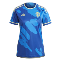 adidas Sweden Women's Away Jersey 2023 (US, Alpha, XX-Large, Regular, Regular, Polyester)