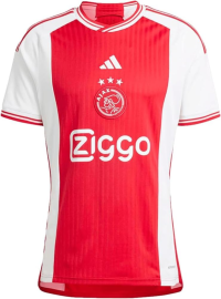 adidas Men's Soccer Ajax 23/24 Home Jersey - A Legacy-Inspired Red and White Jersey with Heritage Front and Center (as1, Alpha, x_l, Regular, Regular)