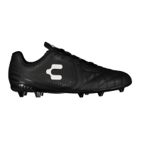 Charly Legendario 2.0 LT Firm Ground Soccer Cleats - Leather Upper, Rugged Durability, Traction on Firm Ground (Black, US Footwear Size System, Adult, Men, Numeric, Medium, 9.5)