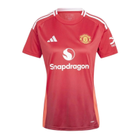 adidas Manchester United Women’s Home Jersey 2024/25 (US, Alpha, XX-Large, Regular, Regular, Red)