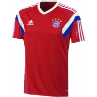 adidas Bayern Munich Soccer Training Jersey (Red) Mens (XL)